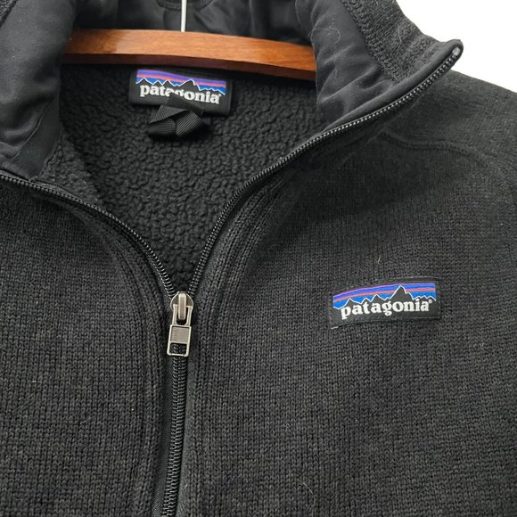 Patagonia Womens Black 1/4 Zip Pullover Better Sweater Size Small - Picture 4 of 7